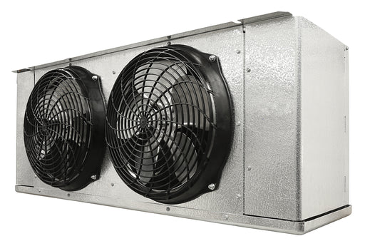 Norlake E1MD0153A-TA2 Evaporator Coil with air defrost Medium Temperature 115v/60/1-ph (2) fans 15300 BTU @ suction temperature 25F 10F T.D. 90F ambient Refrigeration System