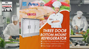 Atosa USA MBF8508 82-Inch Three Door Upright Refrigerator - Energy Star Rated video