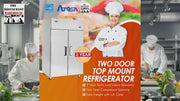 Atosa USA MBF8005 52-Inch Two Door Upright Refrigerator - Energy Star Rated video