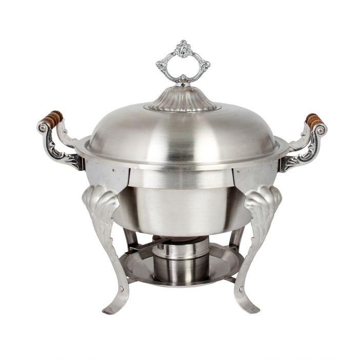 Thunder Group SLRCF8632 5 Qt Half Size Round/Wood Handle