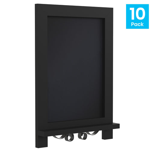 10PK Black Chalkboards