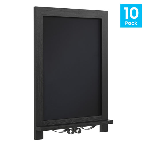 10PK Black Chalkboards