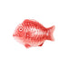 Thunder Group 1000CFR 10" Fish Shape Melamine Platter, Red Color - Dozen