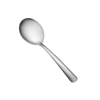 CAC China Windsor Bouillon Spoon 18/0 Stainless Steel Medium Weight 6 inch - 12 count