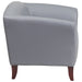 Gray Leather Chair