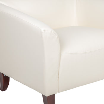 Ivory Leather Chair