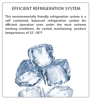 Atosa MGF8405 27″ Congelador bajo encimera 2 años PIEZAS + LABOR /  Compresor de 5 años GARANTÍA