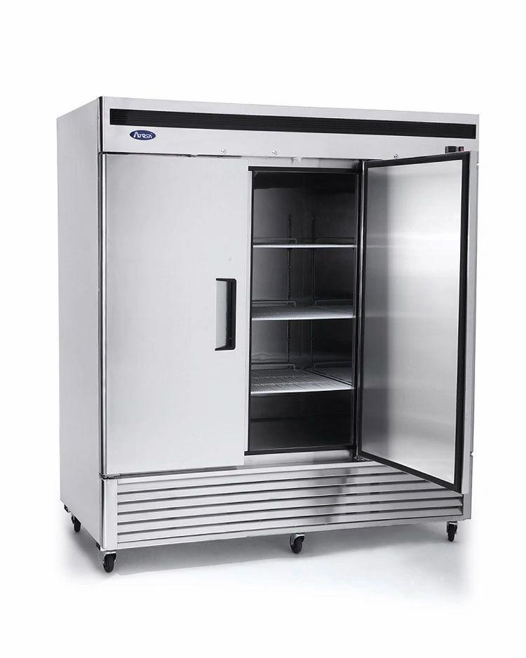 Atosa USA MBF8504 Series Stainless Steel 82-Inch Three Door Upright Freezer - Energy Star Rated