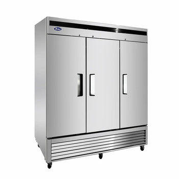 Atosa USA MBF8508 82-Inch Three Door Upright Refrigerator - Energy Star Rated