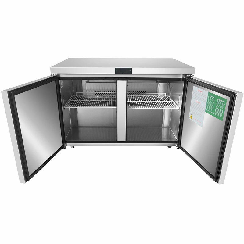 Atosa USA MGF8403 Undercounter 60-Inch Two Door Refrigerator - Energy Star Rated