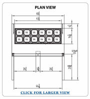 Atosa USA MSF8302 48-Inch Sandwich Prep Table