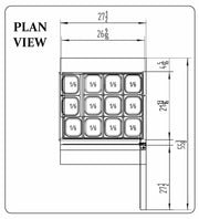Atosa MSF8305 27-Inch Mega Top Sandwich Prep Table