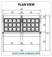 Atosa MSF8307 60-Inch Mega Top Sandwich Prep Table
