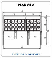 Atosa MSF8308 72-Inch Mega Top Sandwich Prep Table