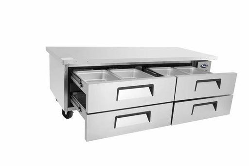 Atosa USA MGF8453 72-Inch Chef Base Refrigerated Equipment Stand