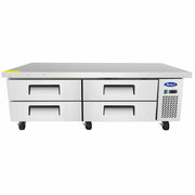 Atosa USA MGF8453 72-Inch Chef Base Refrigerated Equipment Stand