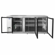 Atosa USA MBB90G 90 inch Glass Door Back Bar Cooler