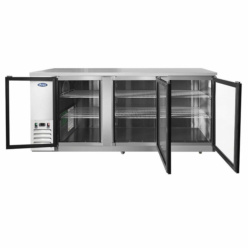 Atosa USA MBB90G 90 inch Glass Door Back Bar Cooler