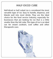 Atosa USA YR140-AP-161 142 lb Air-Cooled Self Contained Built in Storage Bin Cubed Ice Machine