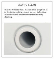 Atosa USA MWF9007 Commercial Chest Freezer - 7 Cubic Feet