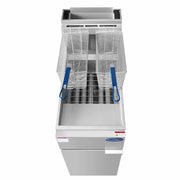 Atosa USA ATFS-40 Heavy Duty 40 LB Stainless Steel Deep Fryer - Natural Gas