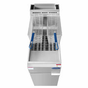 Atosa USA ATFS-40 Heavy Duty 40 LB Stainless Steel Deep Fryer - Propane