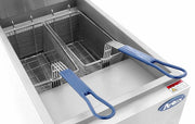 Atosa USA ATFS-50 Heavy Duty 50 LB Stainless Steel Deep Fryer - Natural Gas