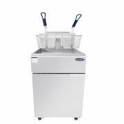Atosa USA ATFS-75 Heavy Duty 75 LB Stainless Steel Deep Fryer - Natural Gas