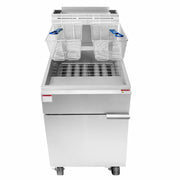 Atosa USA ATFS-75 Heavy Duty 75 LB Stainless Steel Deep Fryer - Propane