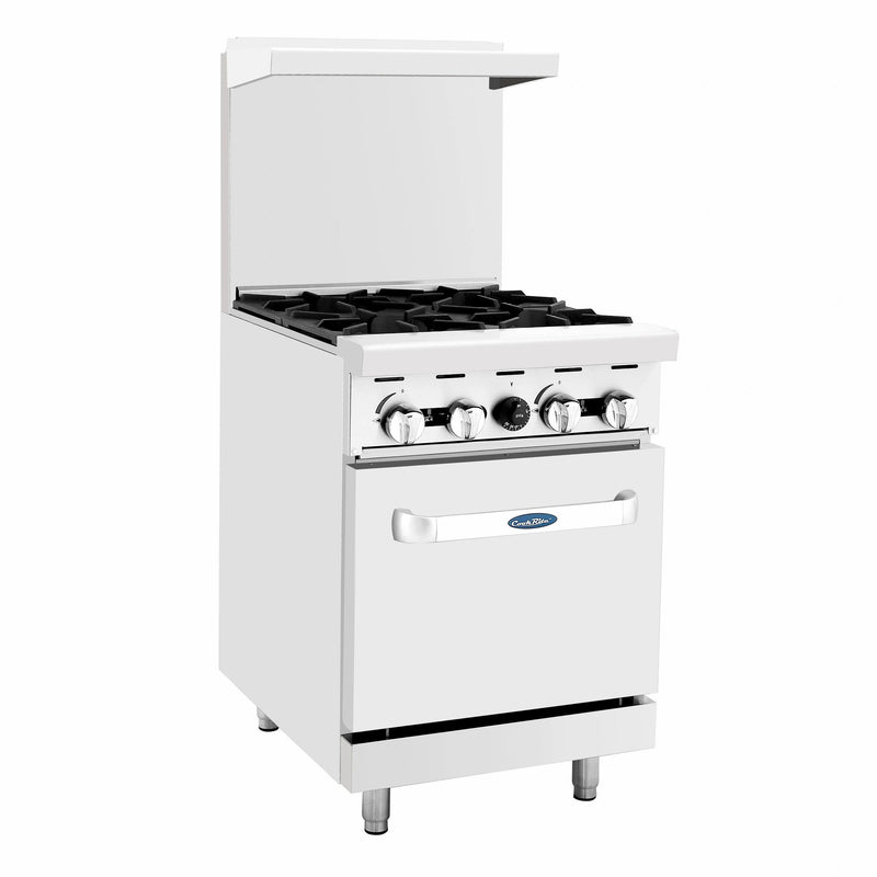Atosa USA ATO-4B 24-Inch Four Burner Natural Gas Restaurant Range