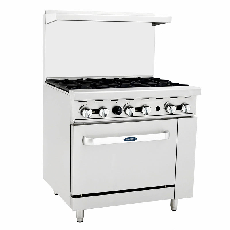 Atosa USA AGR-6B 36-Inch Six Burner Natural Gas Restaurant Range