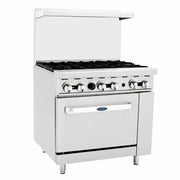 Atosa USA AGR-6B 36-Inch Six Burner Propane Restaurant Range