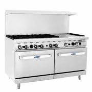 Atosa USA AGR-6B24GR Six Burner 24-Inch Griddle Natural Gas Range