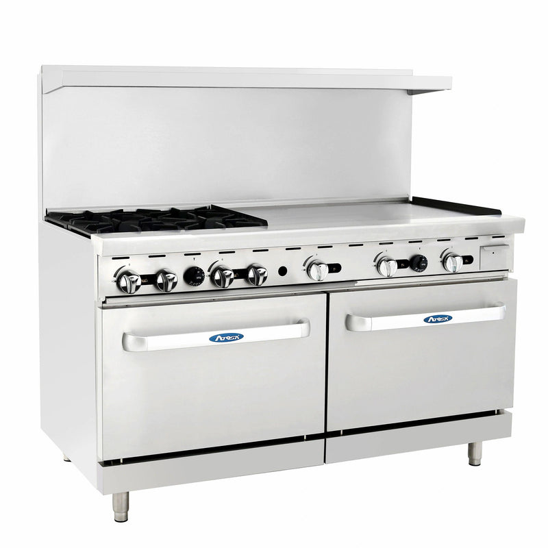 Atosa USA AGR-4B36GR Four Burner 36-Inch Griddle Propane Gas Range