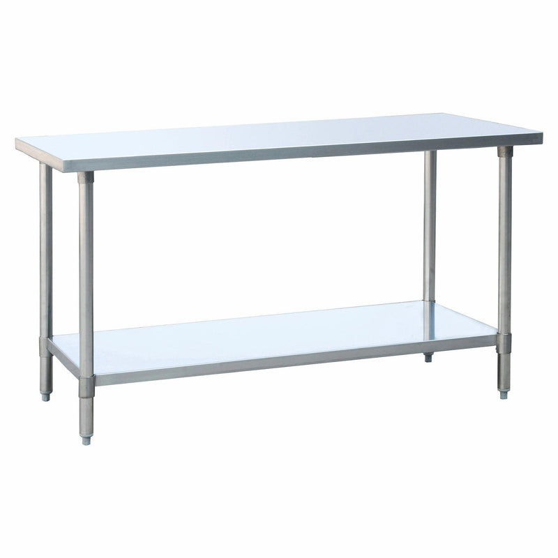 Atosa USA SSTW-2436 NSF Rated 430 Stainless Steel Work Table - 24 Inches x 36 Inches
