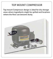 Atosa USA MBF8007GR 29-Inch One Split Door Upright Freezer