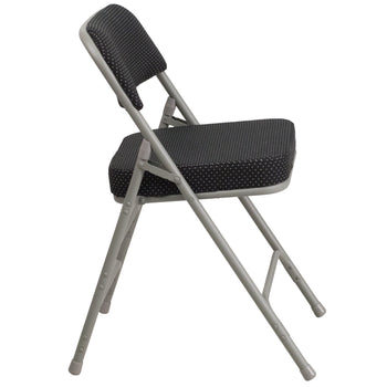 Black Fabric Folding Chair