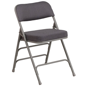 Gray Fabric Folding Chair