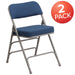 Navy Fabric Folding Chair