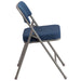 Navy Fabric Folding Chair