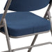 Navy Fabric Folding Chair