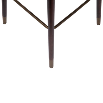 2PK Brown Leather 26" Barstool