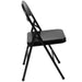 Black Metal Folding Chair