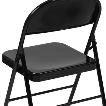 Black Metal Folding Chair