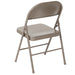 Gray Metal Folding Chair