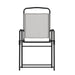 2PK Gray Folding Sling Chairs