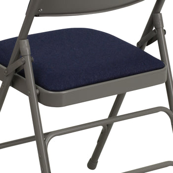 Navy Fabric Folding Chair