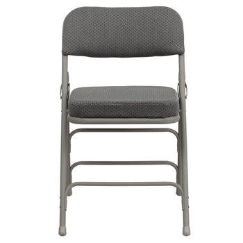 Gray Fabric Folding Chair