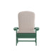 2PK Green Chair-Cream Cushion