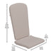 2PK Teak Chairs-Cream Cushions